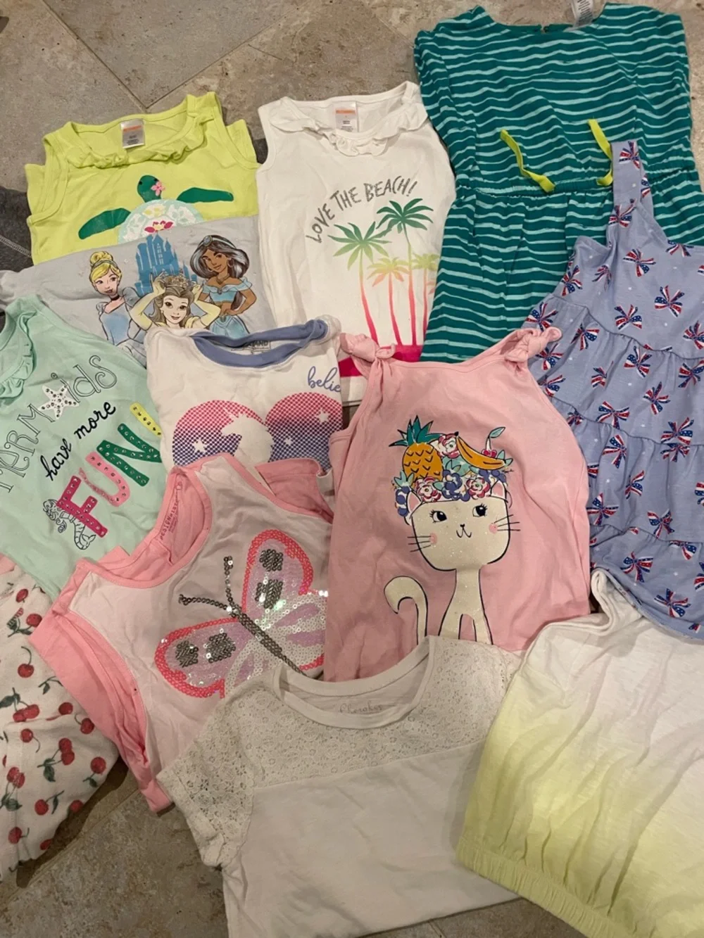 BUNDLE Girl’s size 5 Summer Clothing Bundle 16 Pieces - Picture 3 of 4